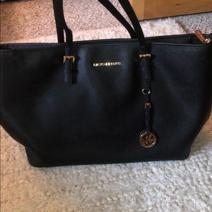 Large black Michael Kors tote bag